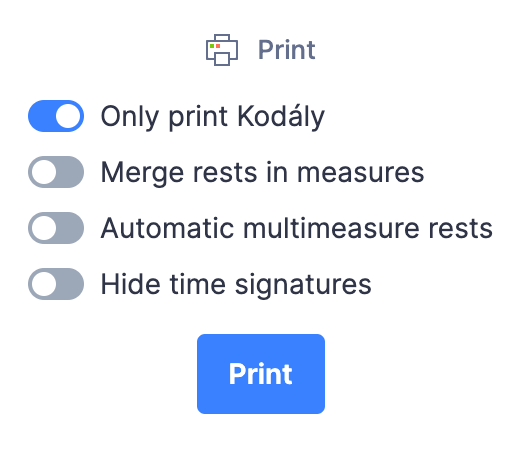 Transposed Kodály