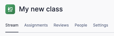 Class navigation